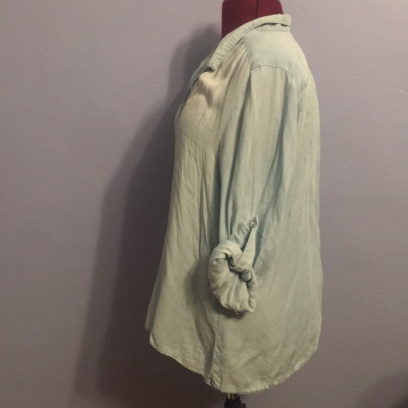 Cloth & stone lightweight denim shirt - Picture 2 of 5